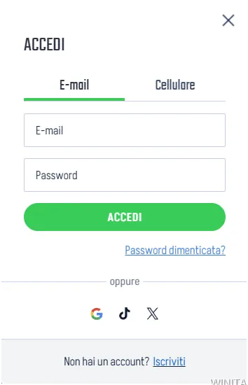 Winnita Login: accesso al casinò e gestione dell’account