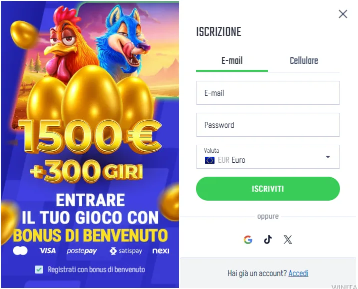 Winnita registro